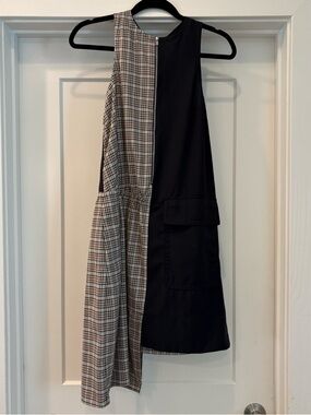 Tibi Women’s Sana Color block Sleeveless Midi Dress sz 2